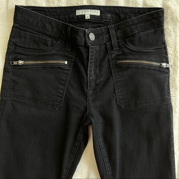 JOIE black The Moto Skinny jean in caviar with zipper accents - Picture 5 of 10